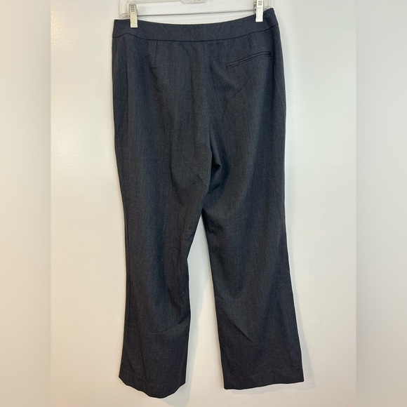 Lafayette 148 Grey Wool Trouser Dress Cropped Ankle Pants Size 8 - Picture 3 of 10